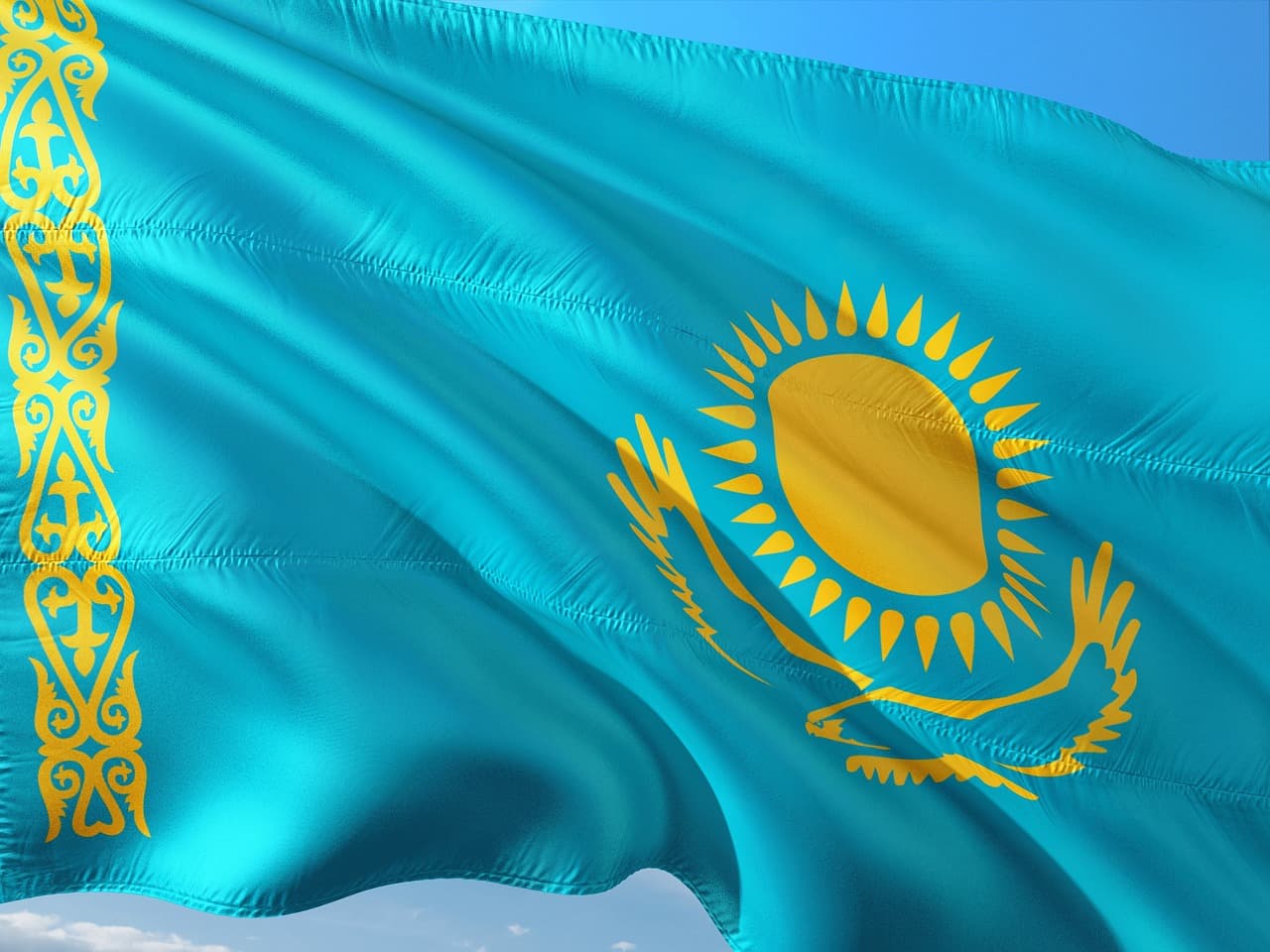 Kazakhstan Flag