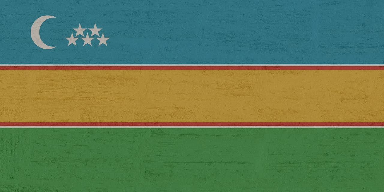Uzbekistan Flag